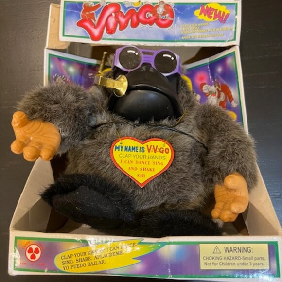 🎉 V.V. Go Dancing Gorilla Toy – Vintage Animated Figure w/ Box! 🎶🦍 - Picture 3 of 6